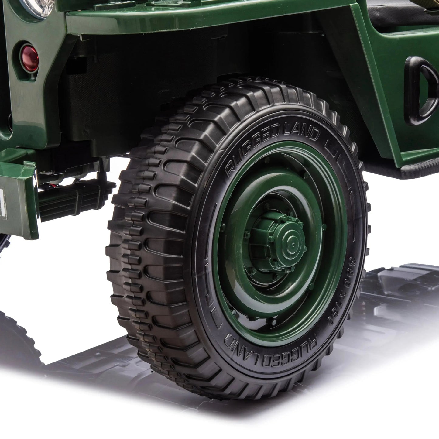 24V Military Willy Truck 3 Seater Electric Ride on