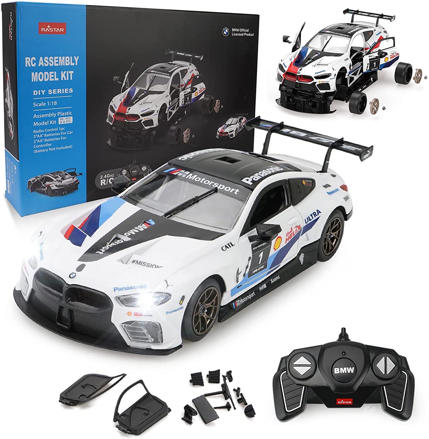 BMW M8 GTE RC Assembly Model Kit