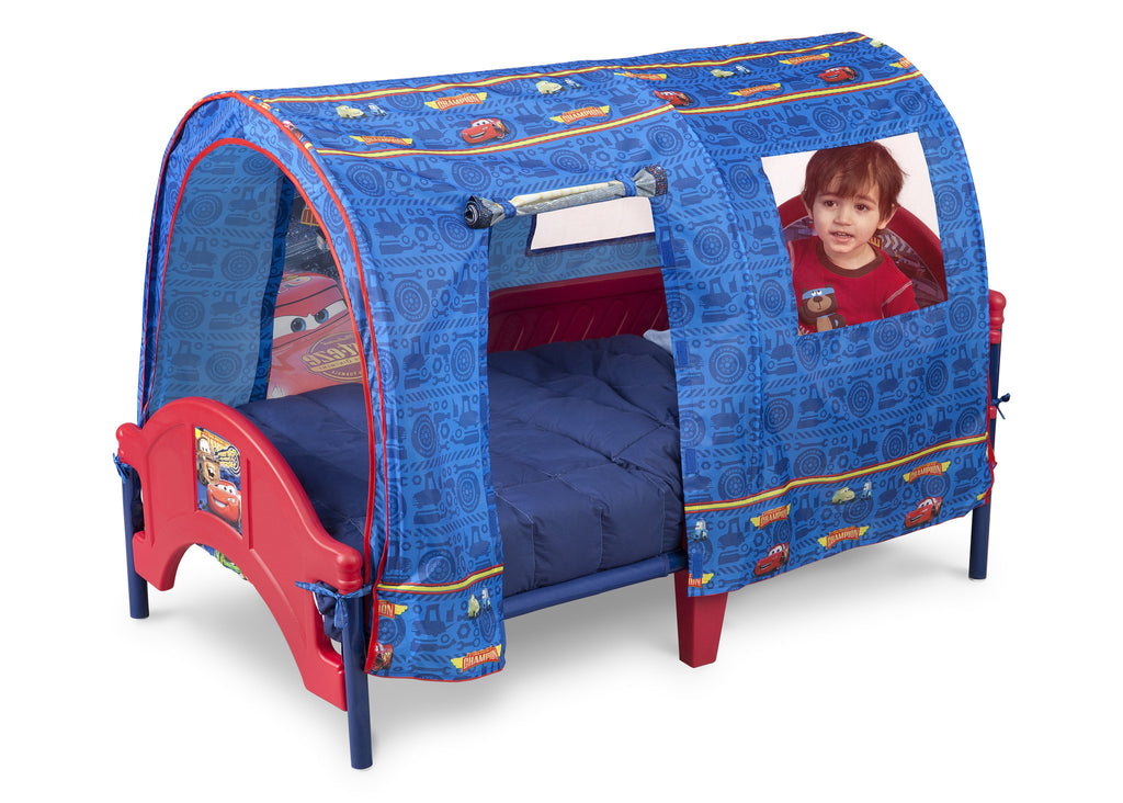 Disney Pixar Cars Toddler Bed with Tent – Lightning McQueen & Mater Design