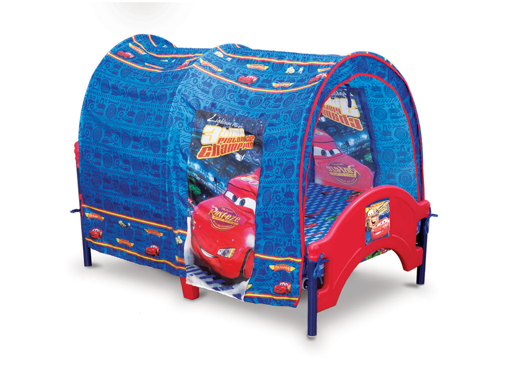 Disney Pixar Cars Toddler Bed with Tent – Lightning McQueen & Mater Design