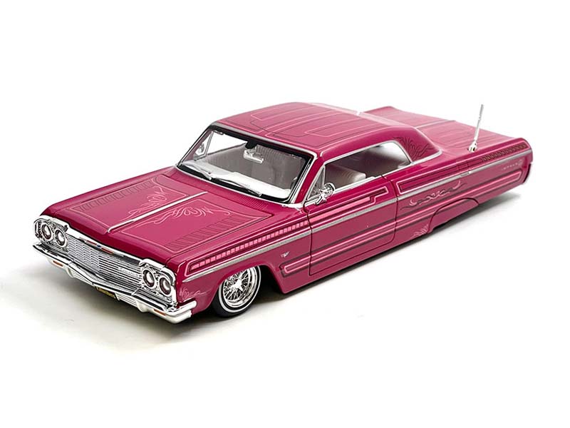 1964 Chevy Impala Design Lowriders 1/24 Scale Diecast Model Toy Car