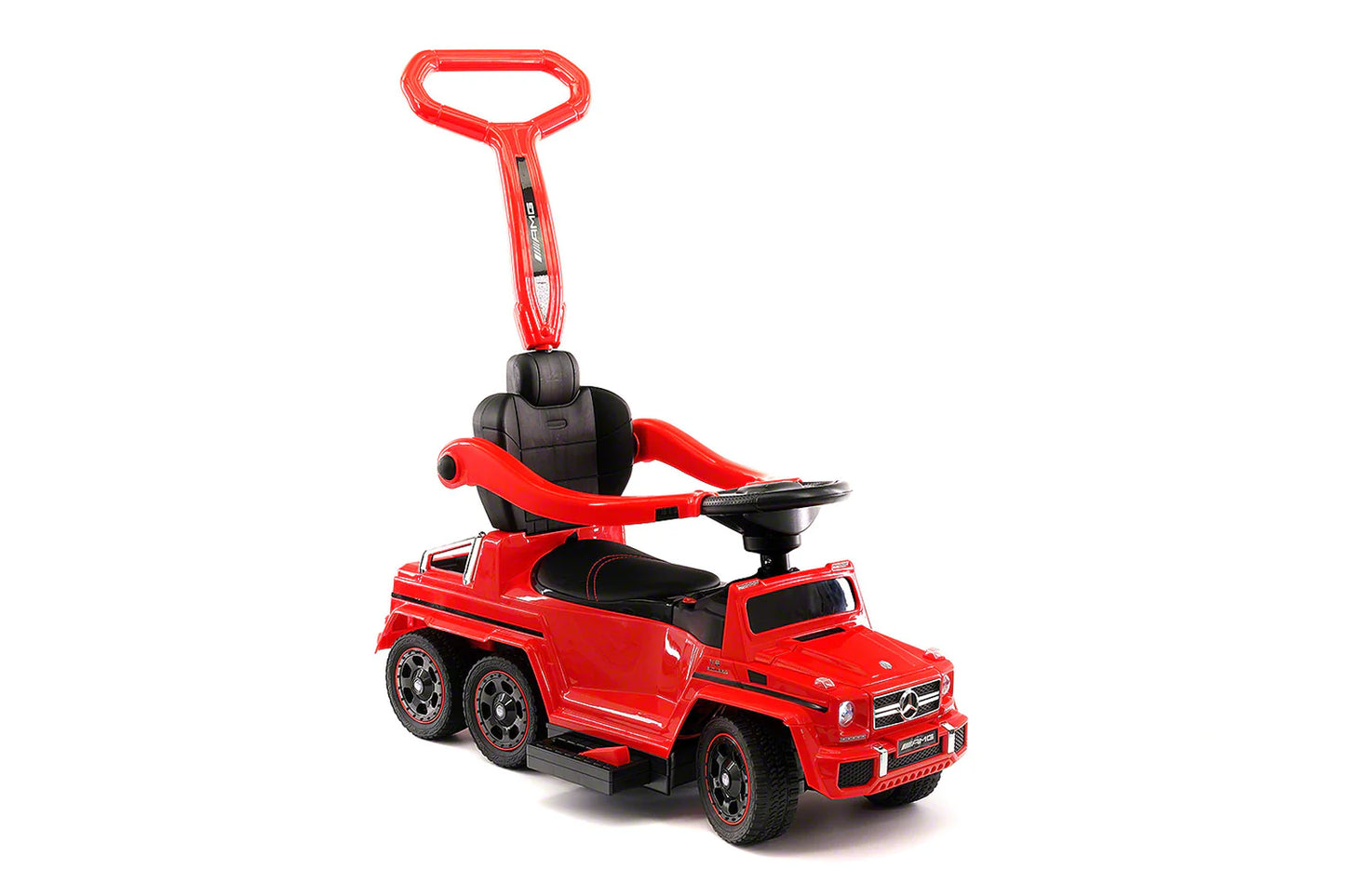 Mercedes G63 AMG 6x6 Kids' Electric Ride-On Convertible – Push & Foot-to-Floor Car