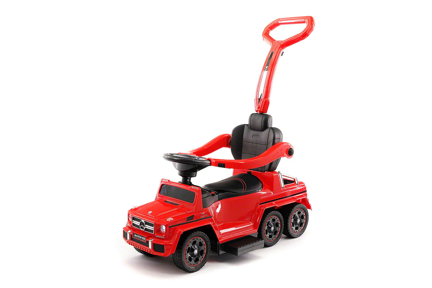Mercedes G63 AMG 6x6 Kids' Electric Ride-On Convertible – Push & Foot-to-Floor Car