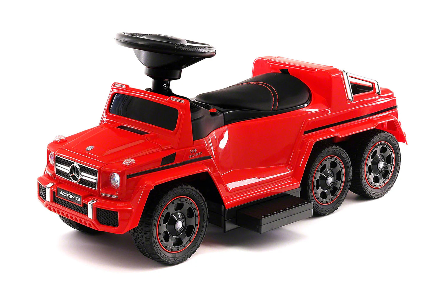 Mercedes G63 AMG 6x6 Kids' Electric Ride-On Convertible – Push & Foot-to-Floor Car