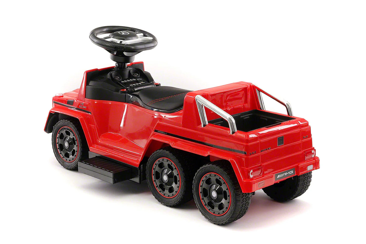 Mercedes G63 AMG 6x6 Kids' Electric Ride-On Convertible – Push & Foot-to-Floor Car