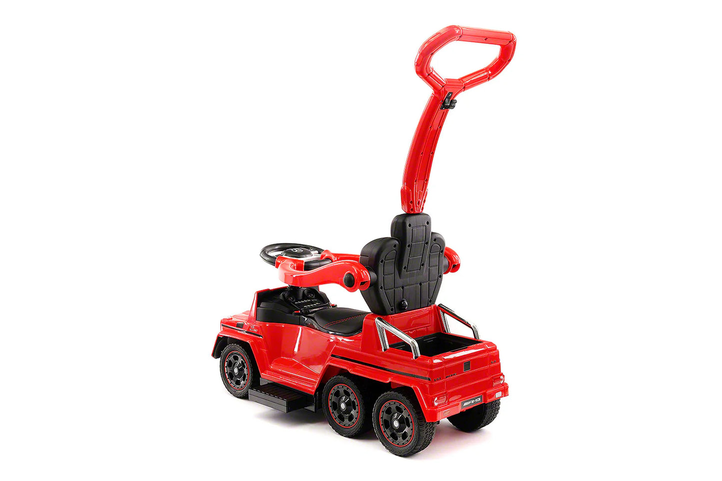 Mercedes G63 AMG 6x6 Kids' Electric Ride-On Convertible – Push & Foot-to-Floor Car