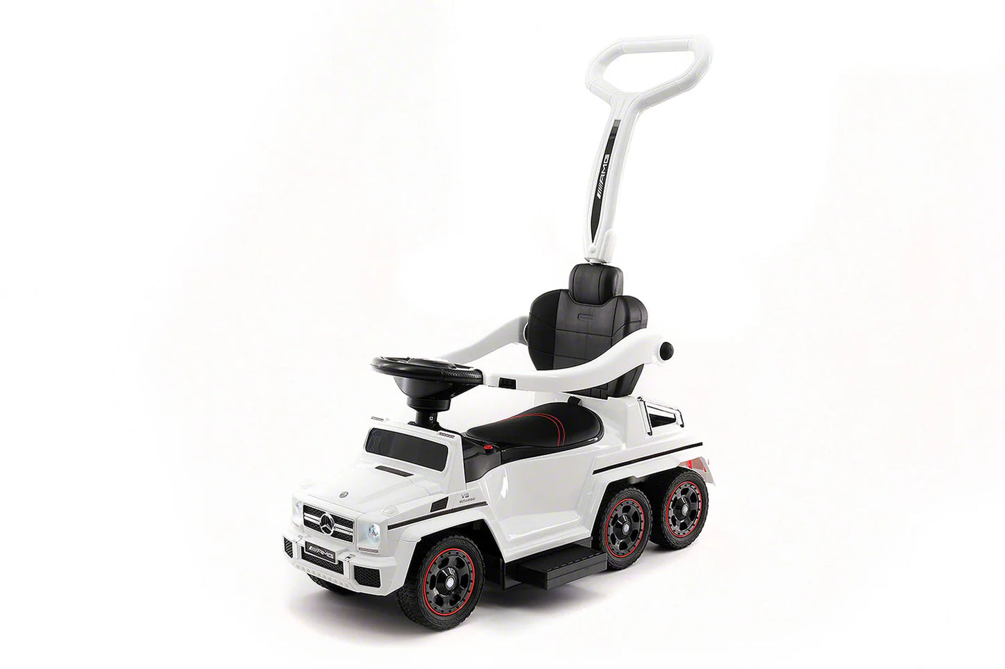 Mercedes G63 AMG 6x6 Kids' Electric Ride-On Convertible – Push & Foot-to-Floor Car