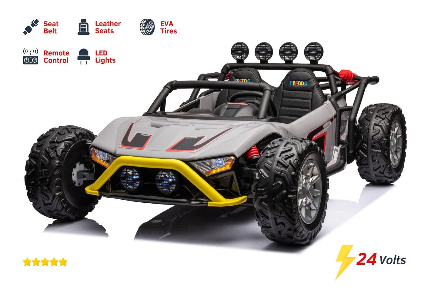 24V Monster 2 Seater Ride on for Kids
