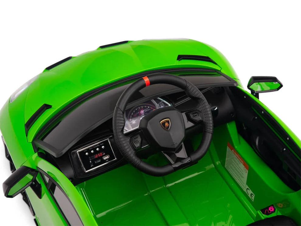 KIDS Ride on 12V LAMBORGHINI AVENTADOR ELECTRIC CAR WITH REMOTE CONTROL