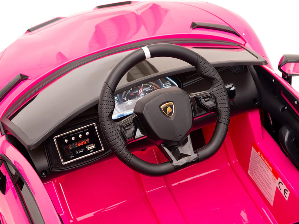 KIDS Ride on 12V LAMBORGHINI AVENTADOR ELECTRIC CAR WITH REMOTE CONTROL