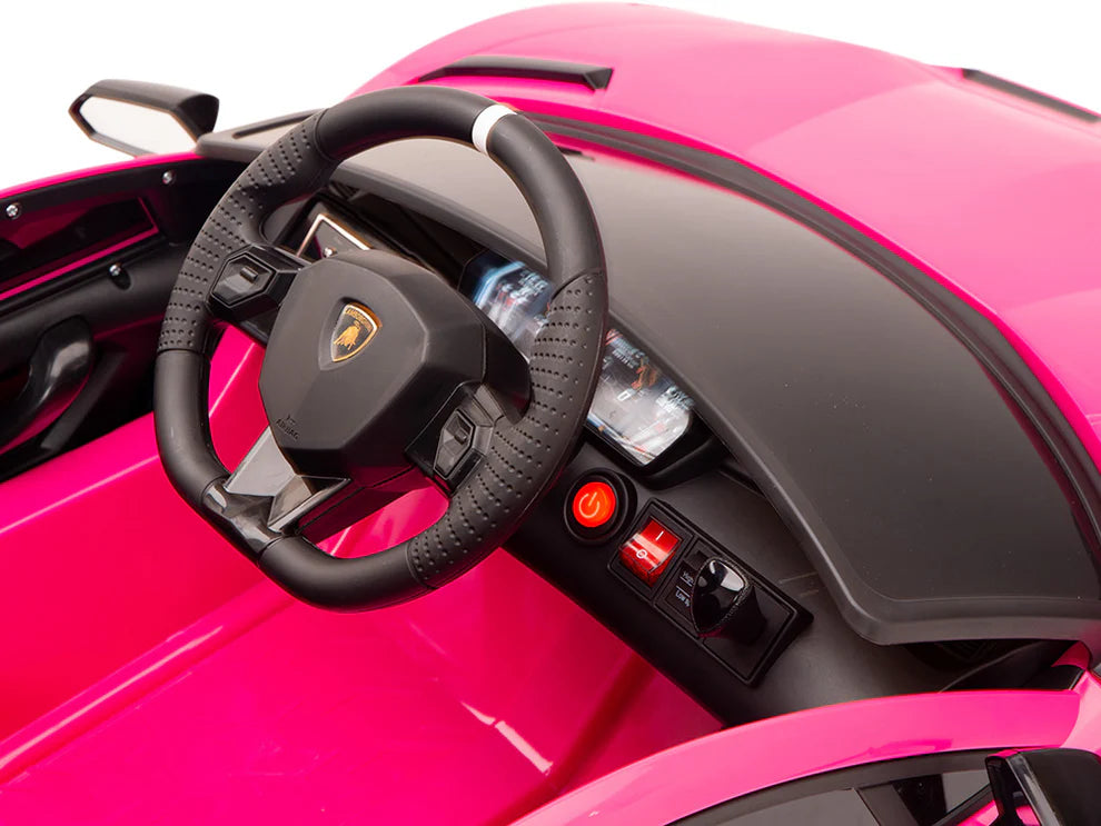KIDS Ride on 12V LAMBORGHINI AVENTADOR ELECTRIC CAR WITH REMOTE CONTROL
