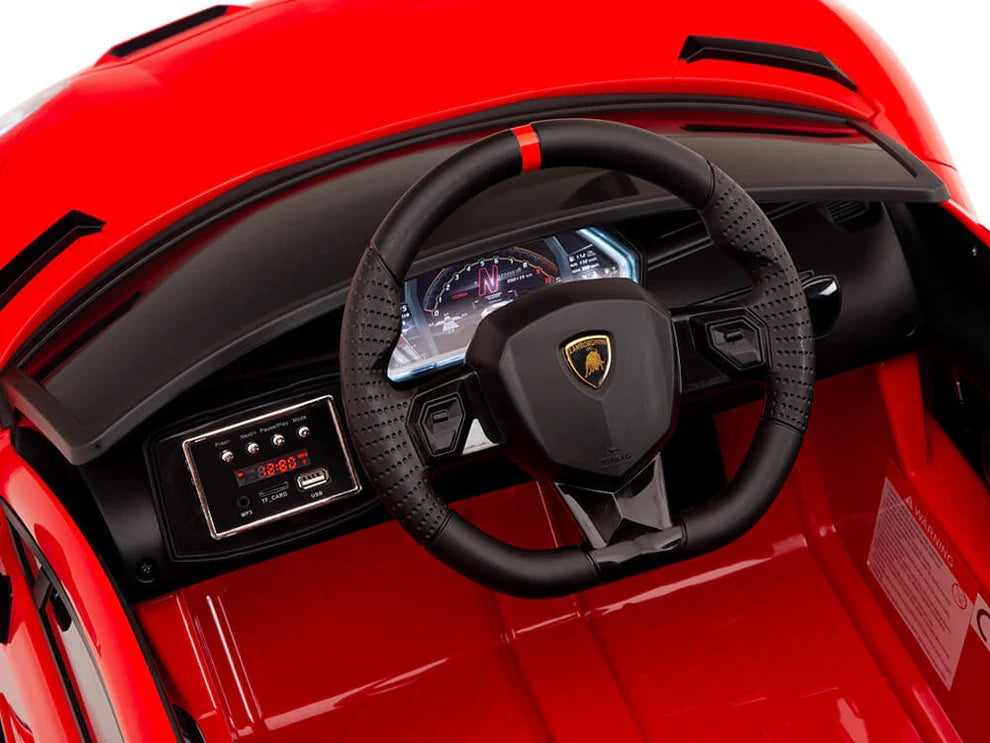 KIDS Ride on 12V LAMBORGHINI AVENTADOR ELECTRIC CAR WITH REMOTE CONTROL
