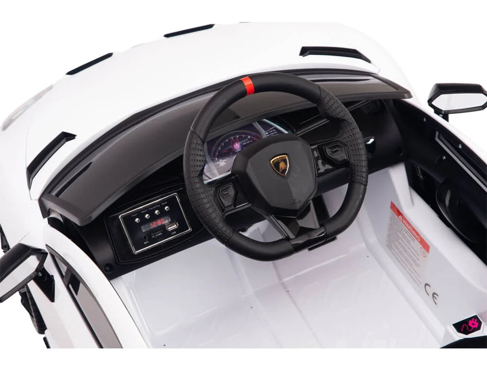 KIDS Ride on 12V LAMBORGHINI AVENTADOR ELECTRIC CAR WITH REMOTE CONTROL