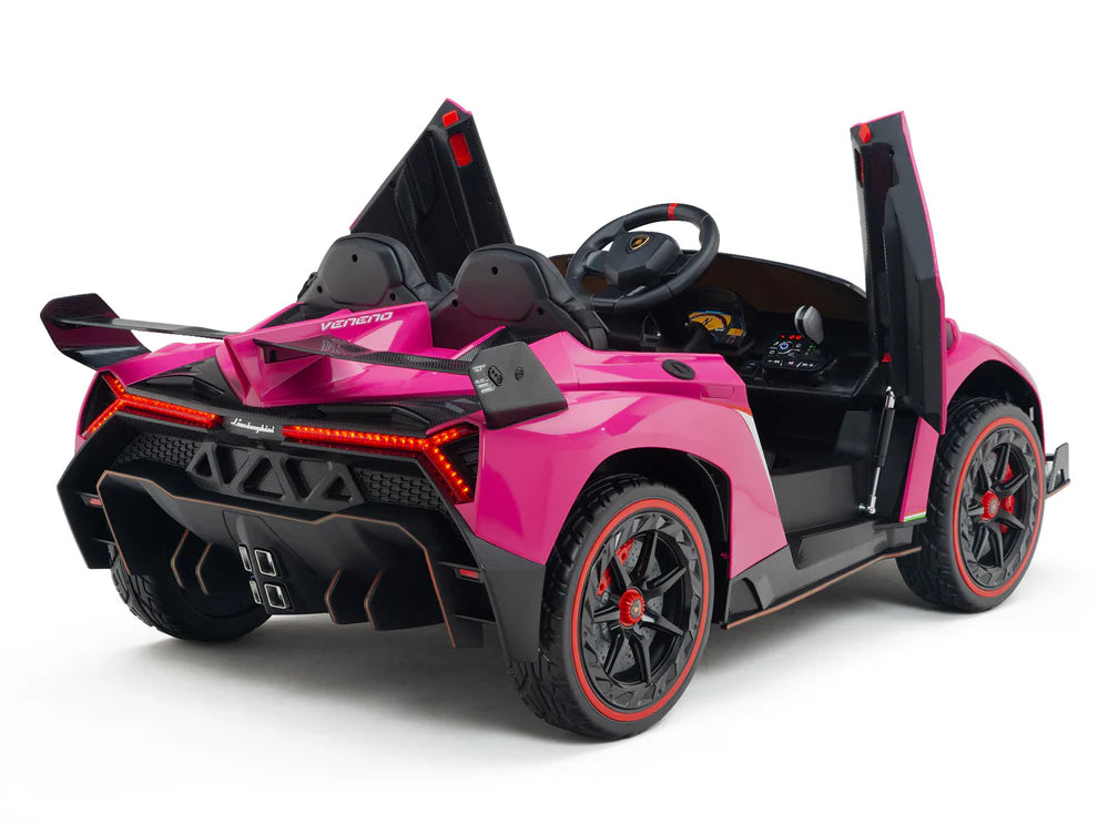 24V 4x4 LAMBORGHINI VENENO 2 SEATER RIDE ON CAR WITH REMOTE CONTROL