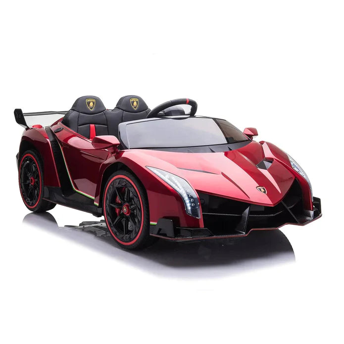 24V 4x4 LAMBORGHINI VENENO 2 SEATER RIDE ON CAR WITH REMOTE CONTROL