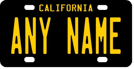 Custom License Plate