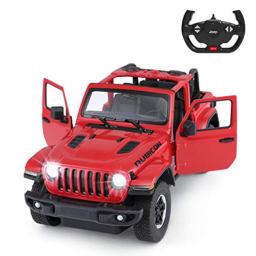 R/C CAR JEEP WRANGLER RUBICON 1:14 SCALE WITH REMOTE CONTROL