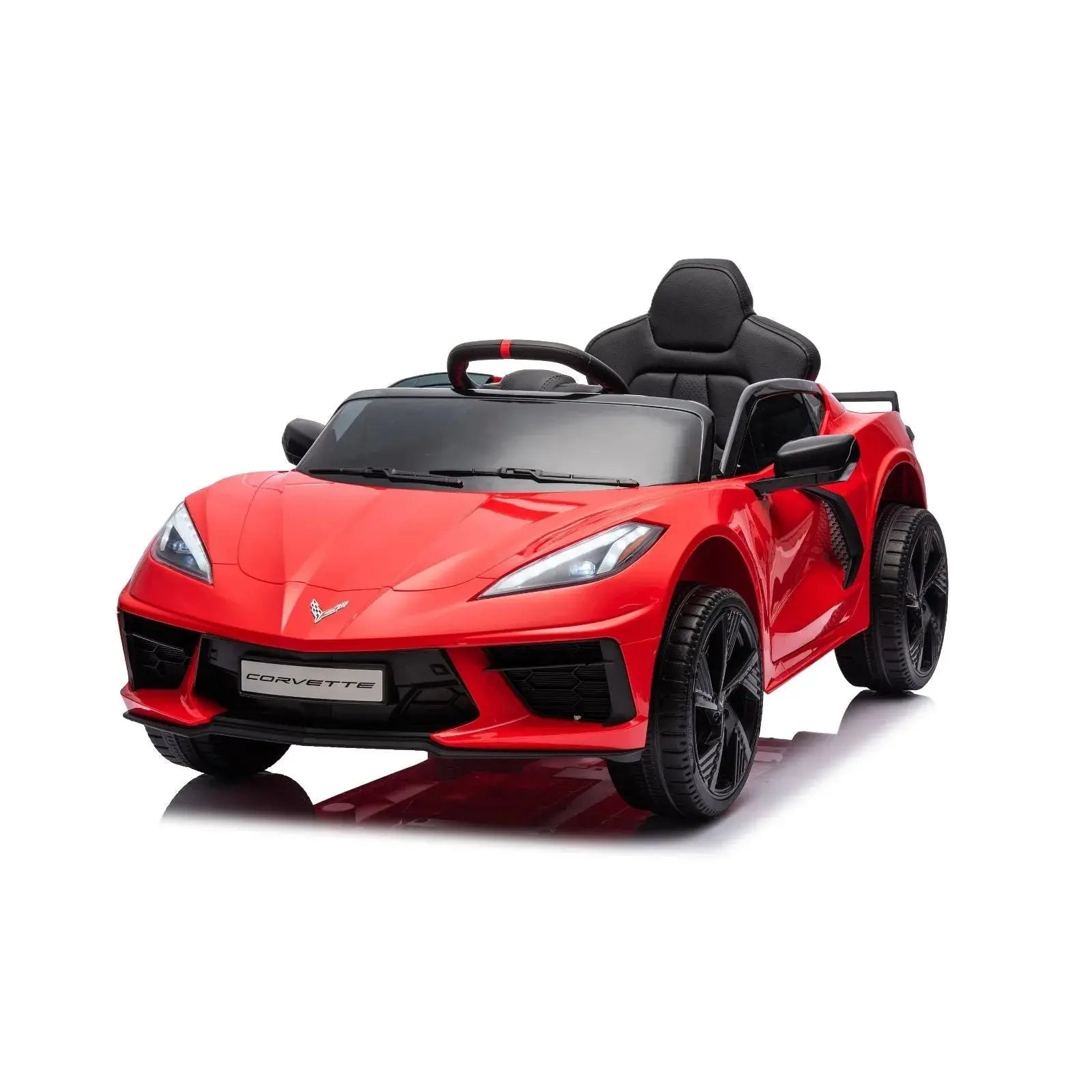 12V Chevrolet Corvette C8 Stingray 1-Seater Kids Ride-On Car   