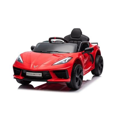 12V Chevrolet Corvette C8 Stingray 1-Seater Kids Ride-On Car   