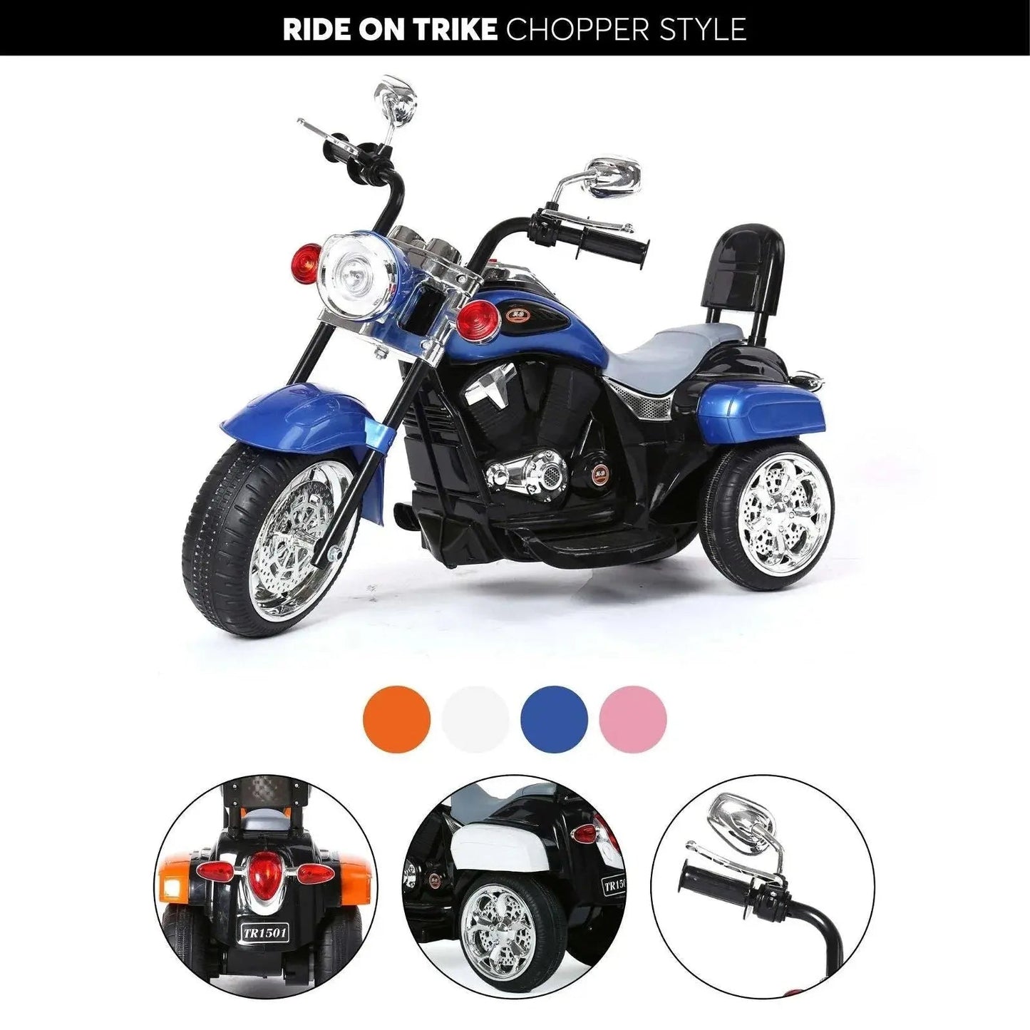 6V   Chopper Style Ride on Trike