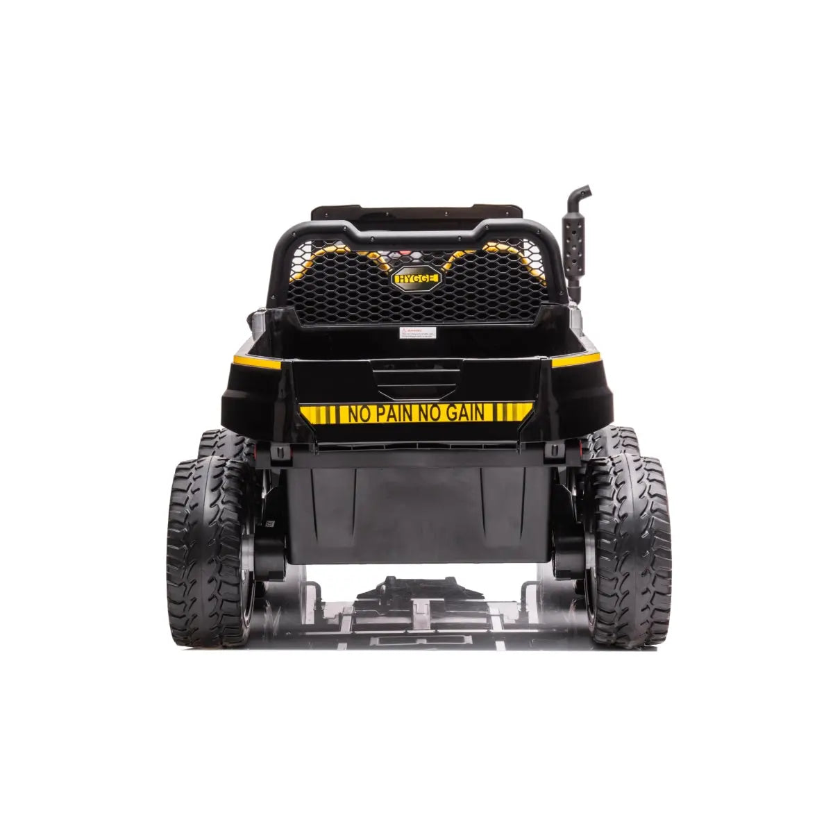 24V 6 Wheeler Tractor Trailer 2 Seater Ride-on with Dump Cart and Parental Remote