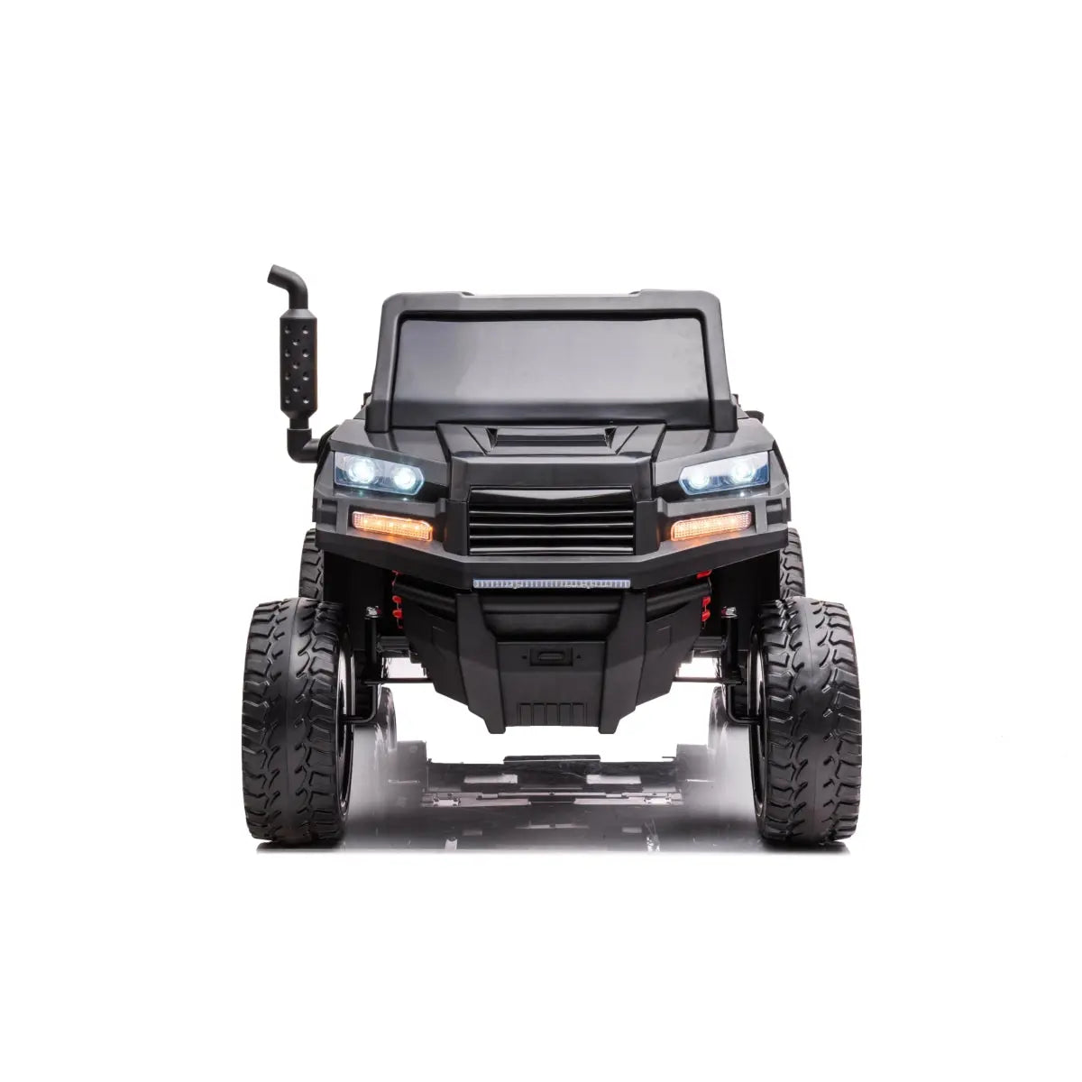 24V 6 Wheeler Tractor Trailer 2 Seater Ride-on with Dump Cart and Parental Remote