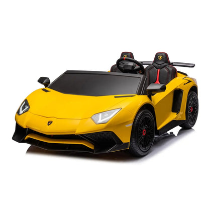 24V Lamborghini Aventador 2 Seater Ride On Car for Kids: Advanced Brushless Motor & Differential for High-Octane FunÂ    Toys