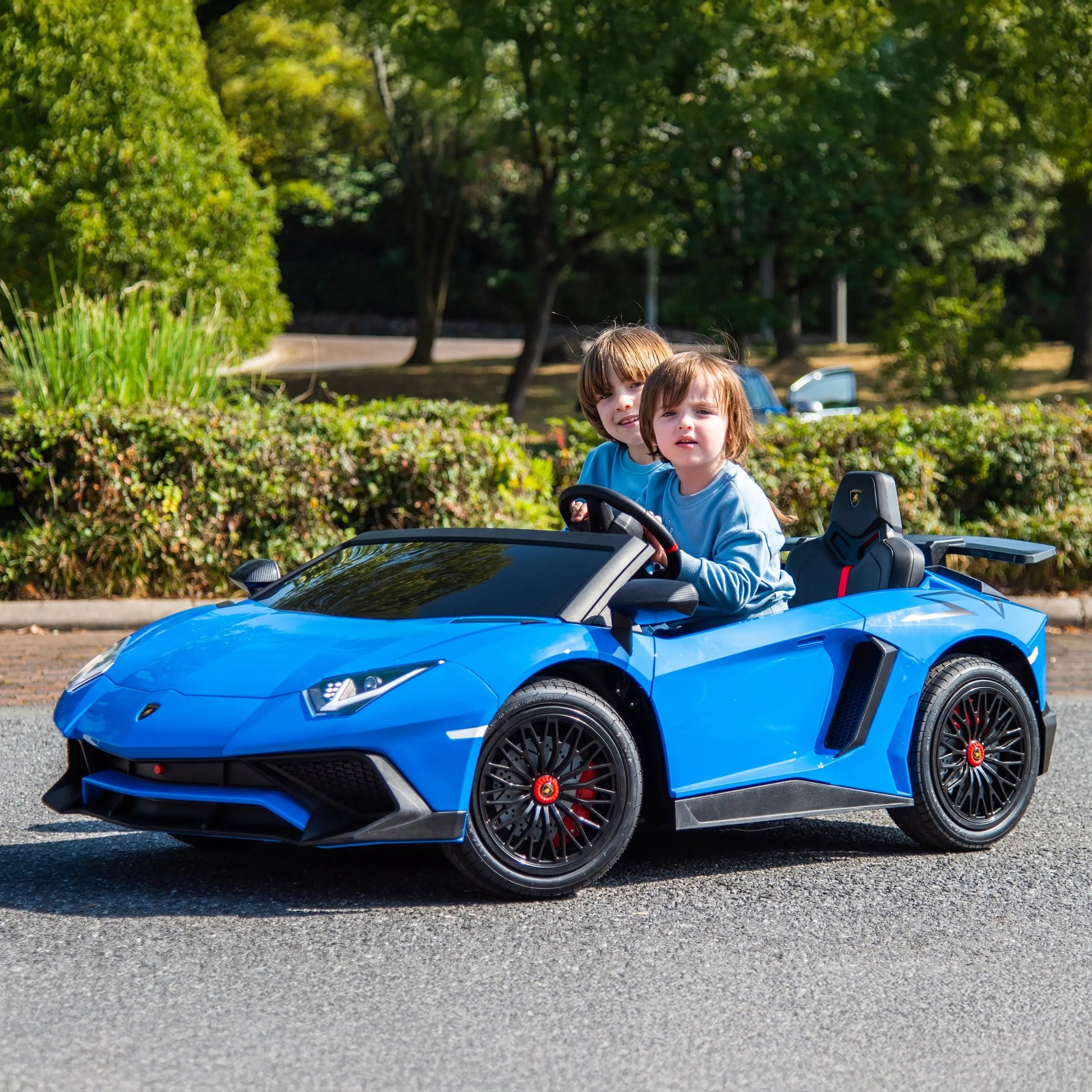 24V Lamborghini Aventador 2 Seater Ride On Car for Kids: Advanced Brushless Motor & Differential for High-Octane FunÂ    Toys