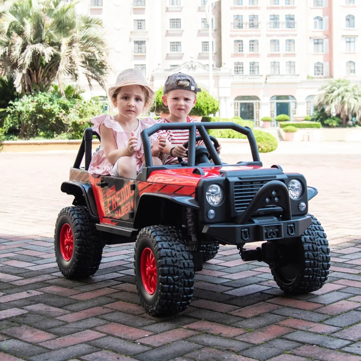 24V Jeep Freddo Raider 2 Seater Ride On   