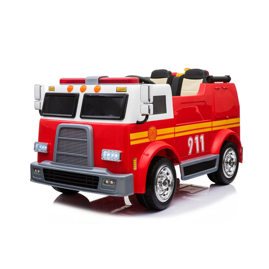 24V Freddo Fire Truck 2-Seater Ride on   