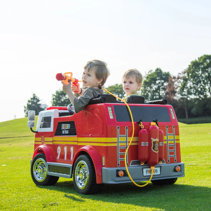 24V Fire Truck 2-Seater Ride on