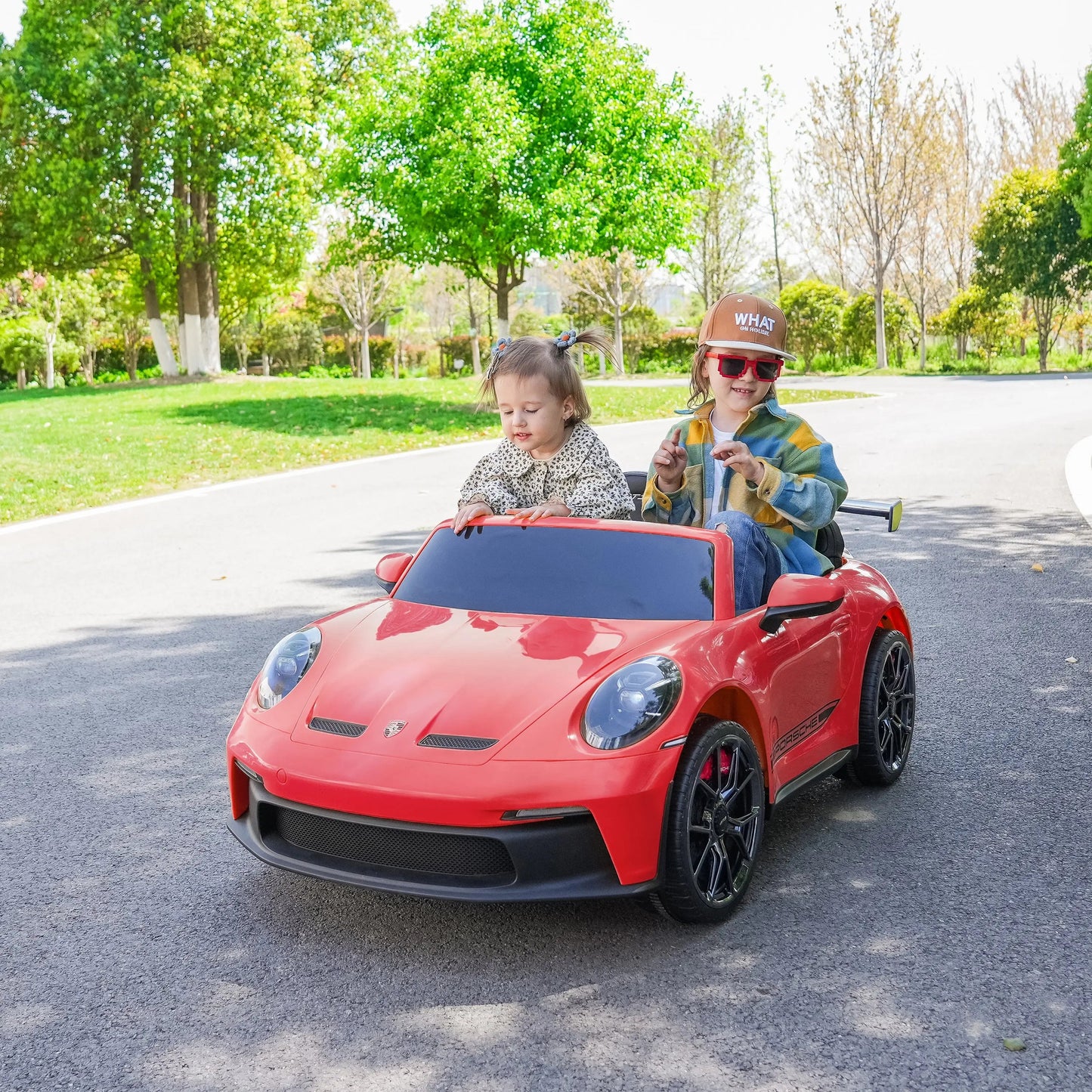 24V Porsche 911 GT3 2 Seater - NEW Silent Motor   