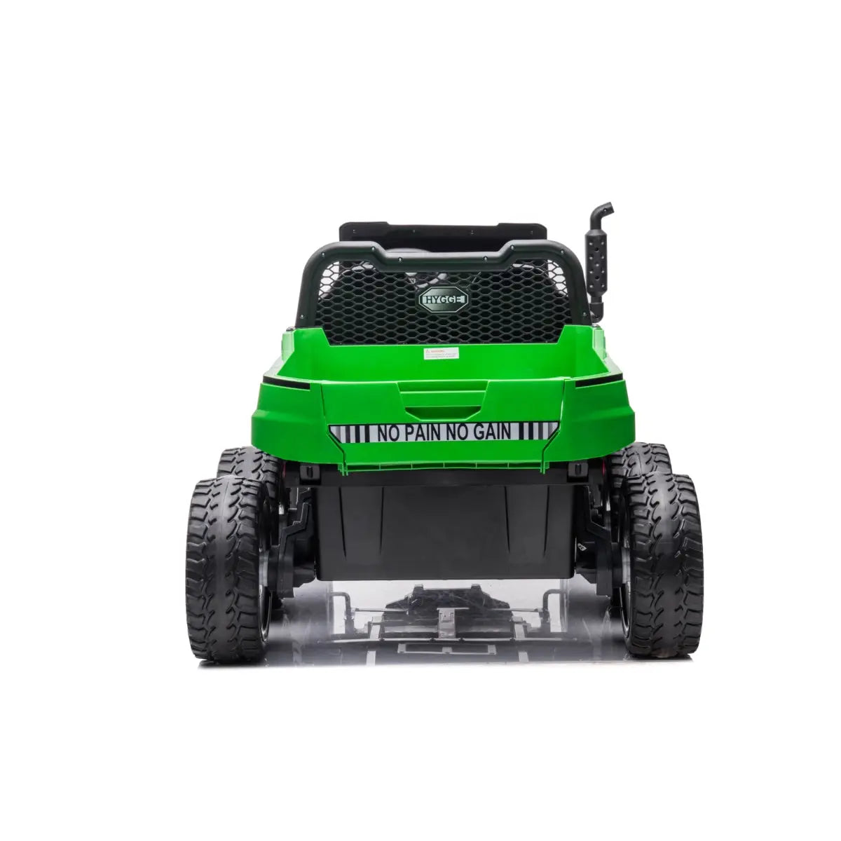 24V 6 Wheeler Tractor Trailer 2 Seater Ride-on with Dump Cart and Parental Remote
