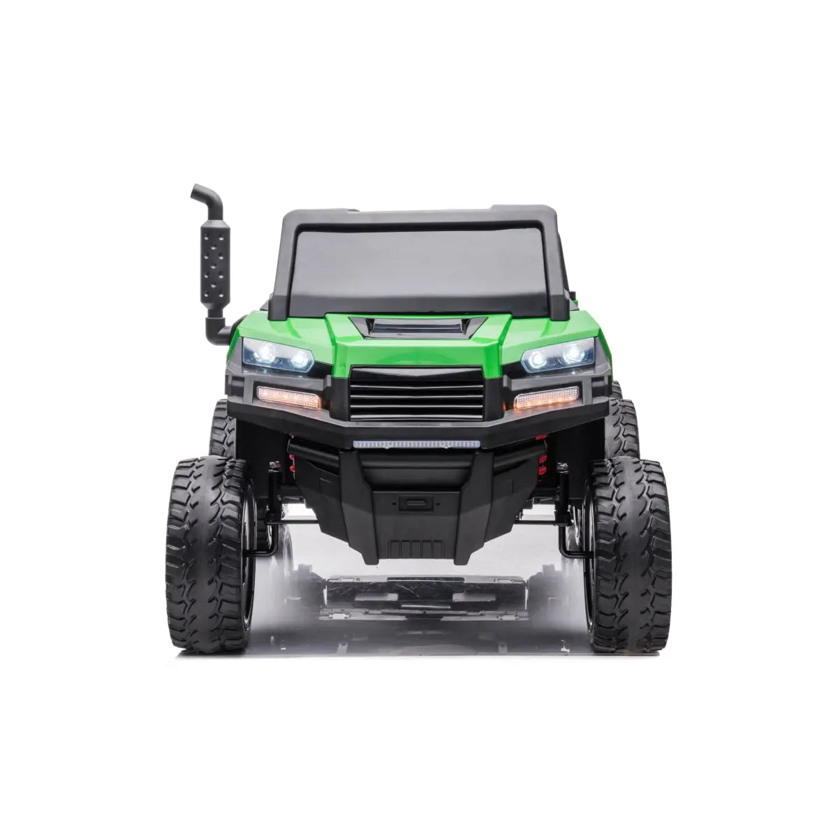 24V 6 Wheeler Tractor Trailer 2 Seater Ride-on with Dump Cart and Parental Remote