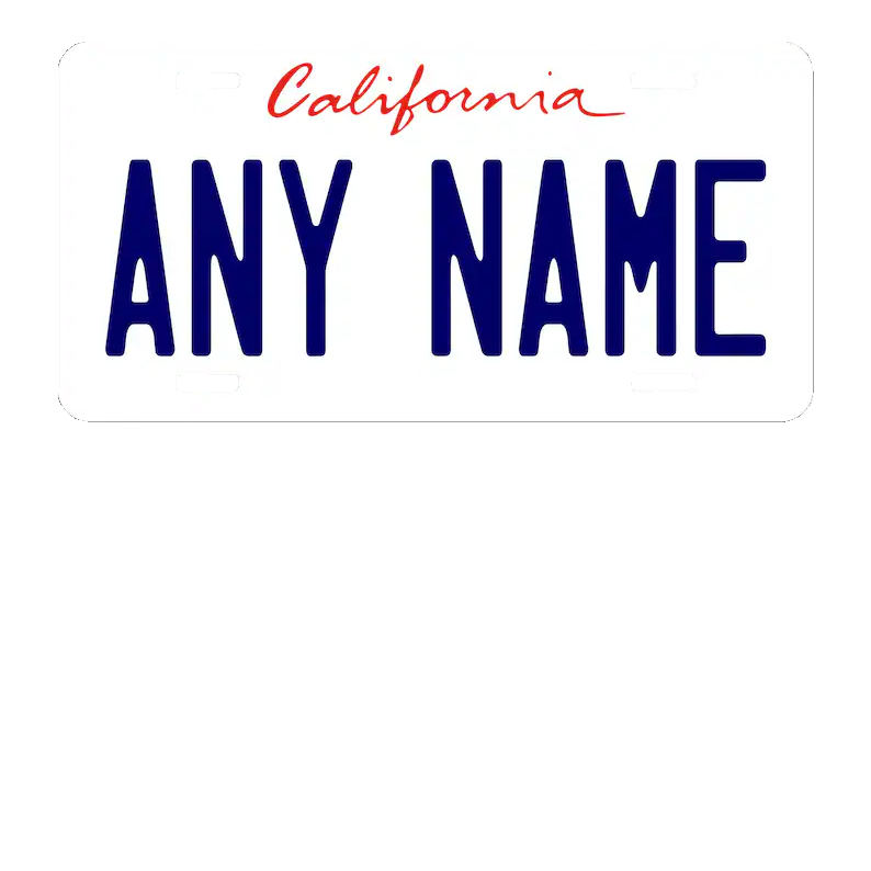 Custom License Plate