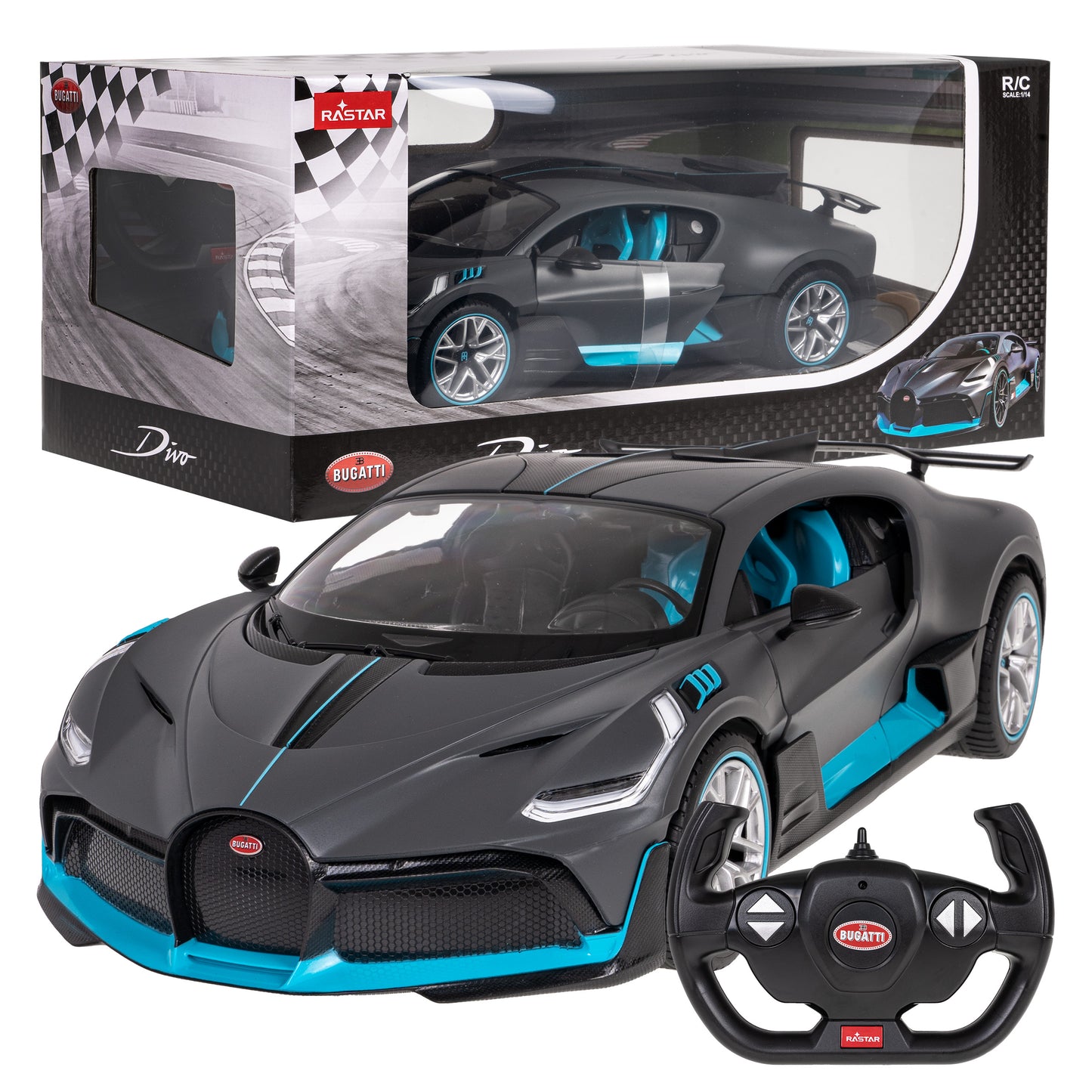 R/C BUGATTI DIVO 1:14 SCALE WITH REMOTE CONTROL