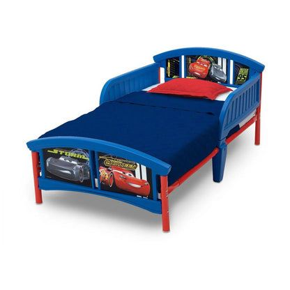 Delta Children Disney/Pixar Cars Plastic Toddler Bed, Blue