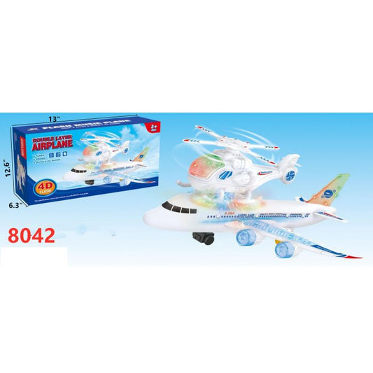 Double Layer Airplane 4D flash