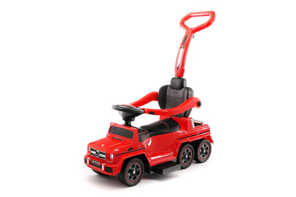 Mercedes G63 AMG 6x6 Kids' Electric Ride-On Convertible – Push & Foot-to-Floor Car