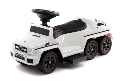 Mercedes G63 AMG 6x6 Kids' Electric Ride-On Convertible – Push & Foot-to-Floor Car