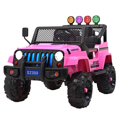 KIDS Ride on 12V ELECTRIC CAR SUNSHINE JEEP WITH REMOTE CONTROL
