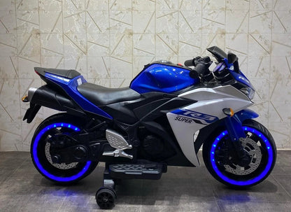 KIDS Ride on 12V YAMAHA MOTORCYCLE POWERWHEEL R3 SUPER