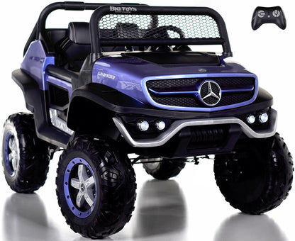 KIDS Ride on BIG MERCEDEZ BENZ UNIMOG 24V ELECTRIC CAR WITH REMOTE CONTROL