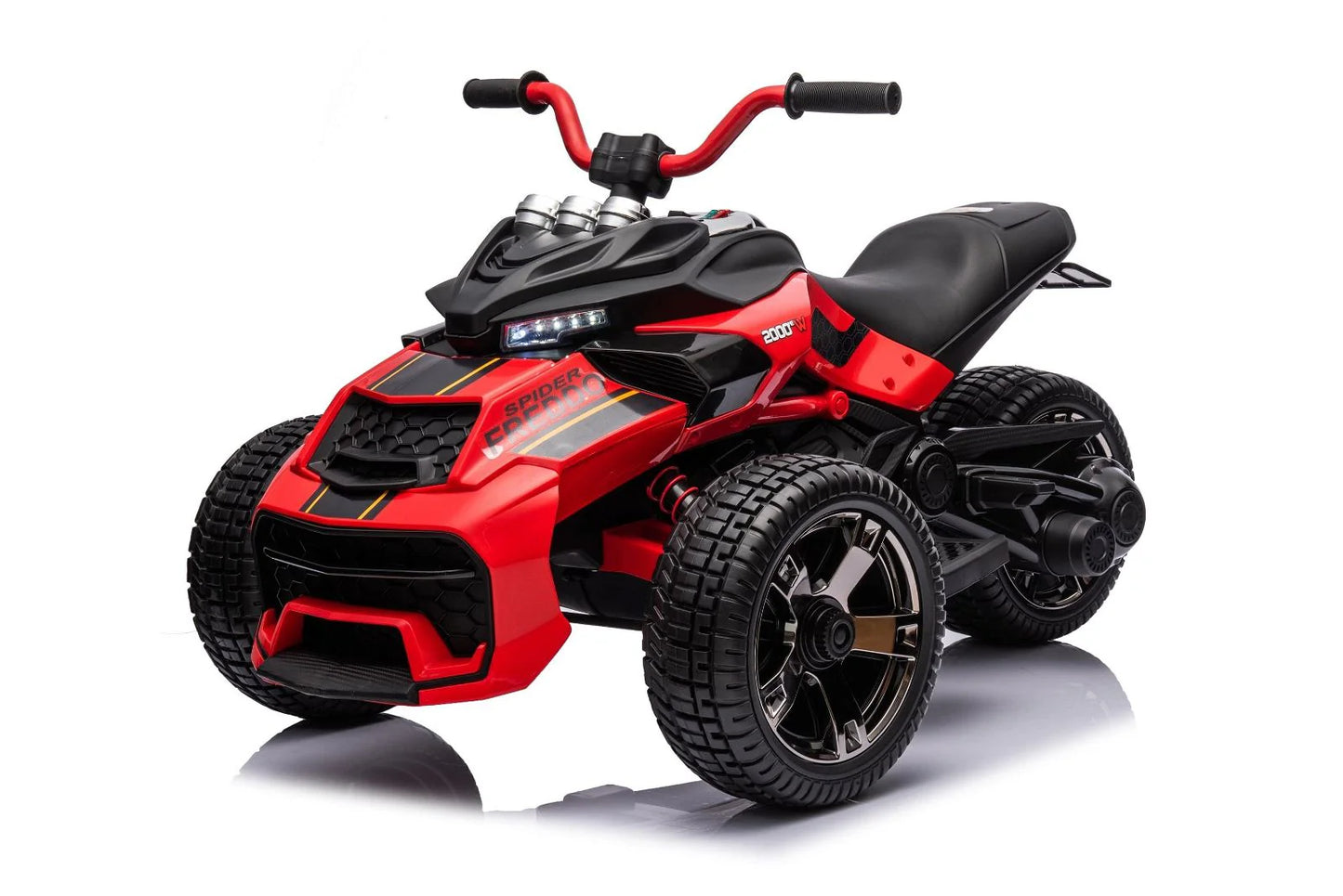 24V Spider 2 Seater Ride-On 3 Wheel Motorcycle