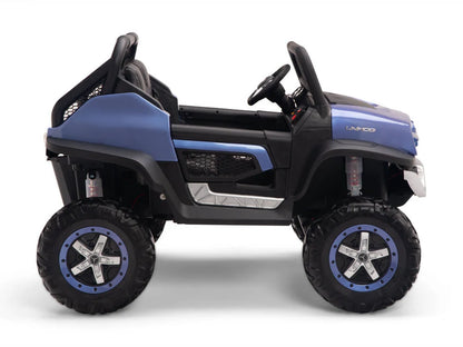 KIDS Ride on BIG MERCEDEZ BENZ UNIMOG 24V ELECTRIC CAR WITH REMOTE CONTROL