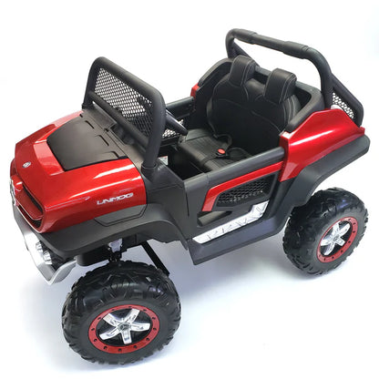 KIDS Ride on BIG MERCEDEZ BENZ UNIMOG 24V ELECTRIC CAR WITH REMOTE CONTROL