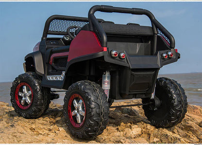 KIDS Ride on BIG MERCEDEZ BENZ UNIMOG 24V ELECTRIC CAR WITH REMOTE CONTROL