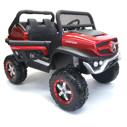 KIDS Ride on BIG MERCEDEZ BENZ UNIMOG 24V ELECTRIC CAR WITH REMOTE CONTROL