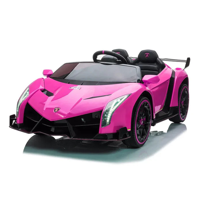 24V 4x4 LAMBORGHINI VENENO 2 SEATER RIDE ON CAR WITH REMOTE CONTROL