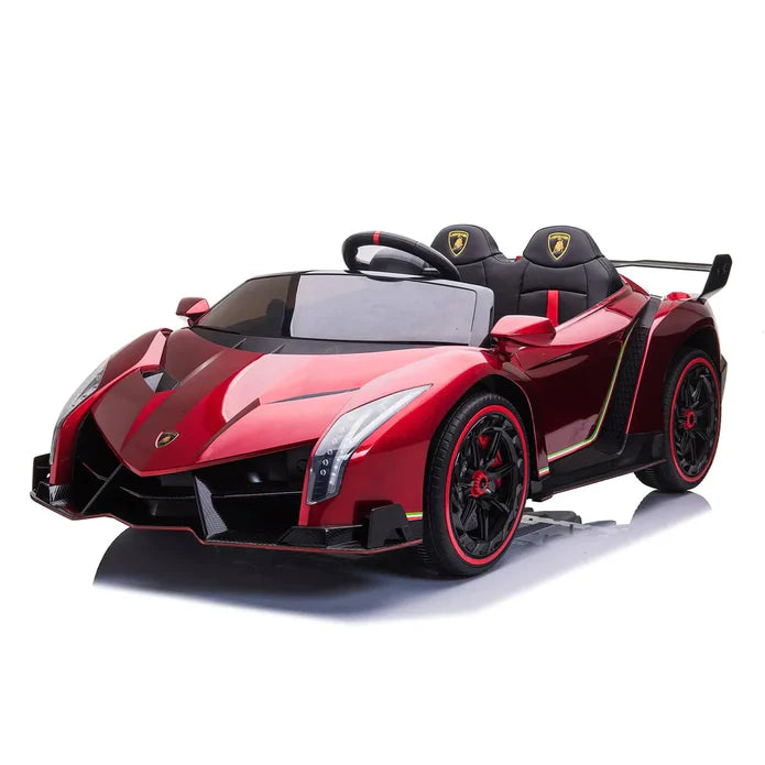 24V 4x4 LAMBORGHINI VENENO 2 SEATER RIDE ON CAR WITH REMOTE CONTROL